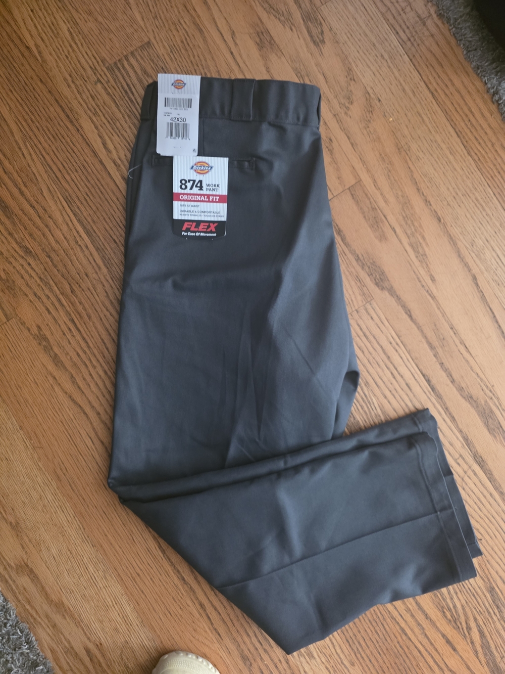 Dickies Men's 874 Original Fit Work Pants - Charcoal Gray 42x30